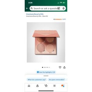 Anastasia Beverly Hills Glow Kit Sun Dipped Metallic Highlighter Palette